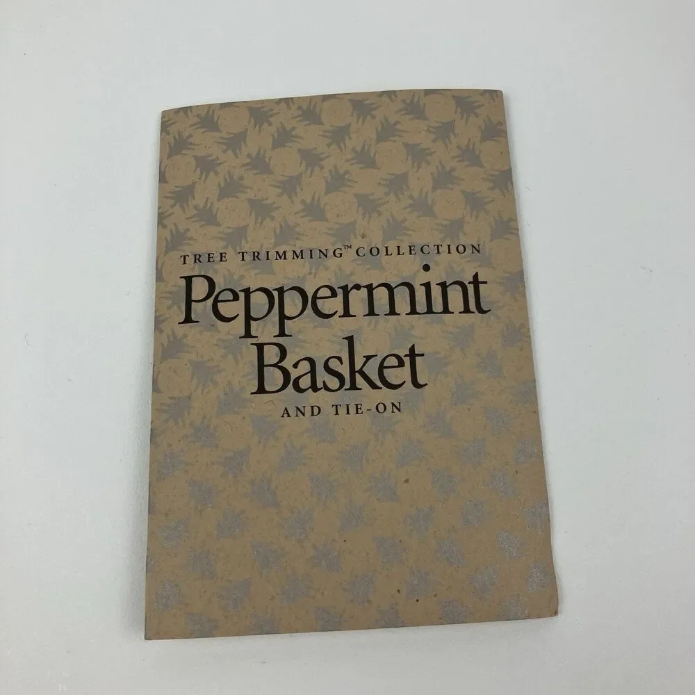 Longaberger Peppermint Red Basket 1999 | /w Liner 5